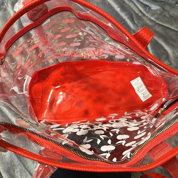 Ed Hardy red cherry Tote bag MSRP $159 - Picture 7 of 7